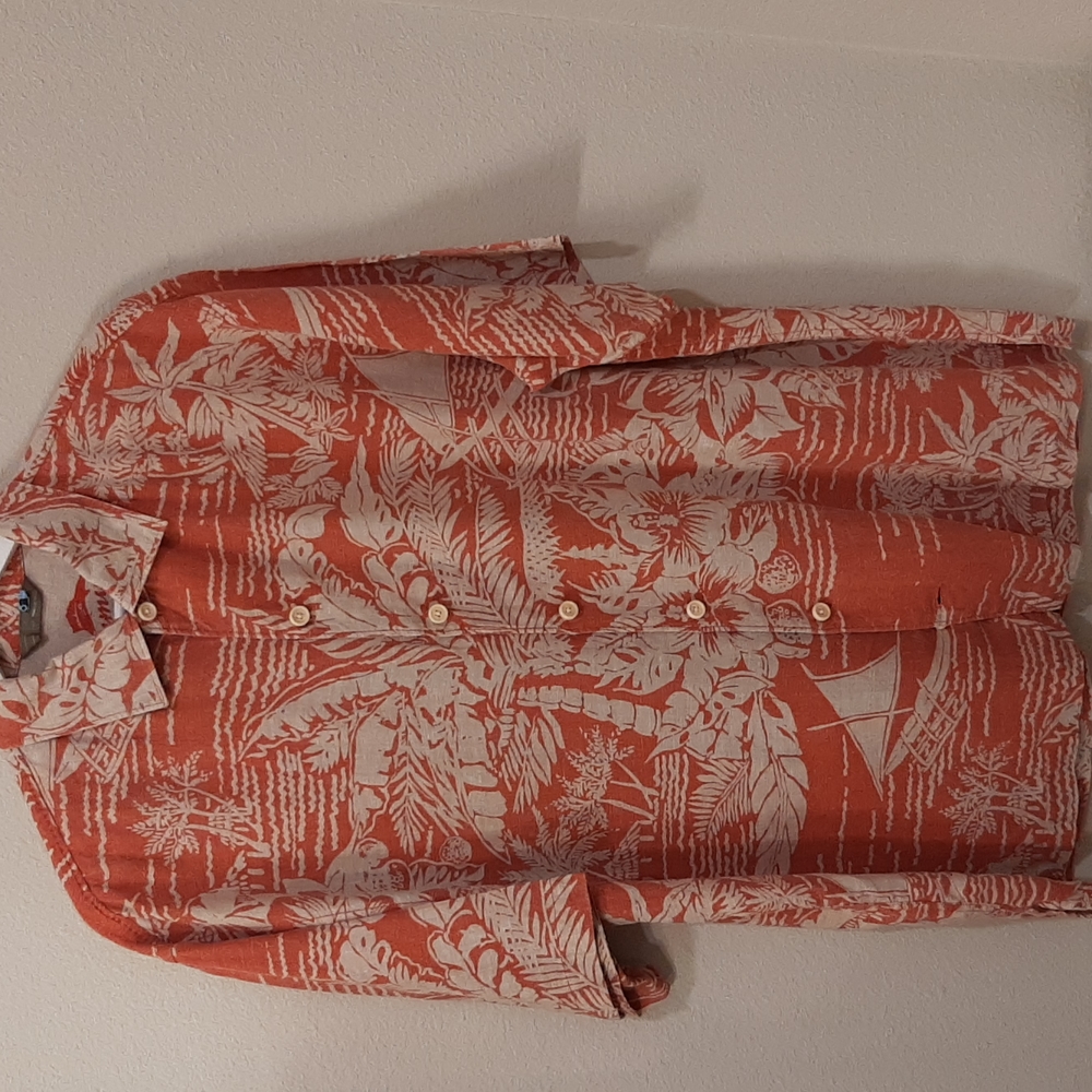 Men's Linen Tommy Bahama Short Sleeve Shirt